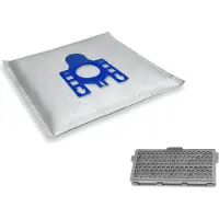 Kallefornia 20 stofzuigzakken K95 + 1 HEPA-filter voor Miele S8710 S8730