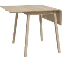 Fortuna Lai: Uitschuifbare eettafel/keukentafel voor 2-4 personen, gemaakt van hout, afmetingen 110 x 86 x 75 cm, ideaal voor kleine ruimtes, in natuurlijke kleur