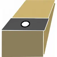 Kallefornia 6 stofzuigzakken + 2 filters voor Fakir Nilco 1105, 1107, 1117