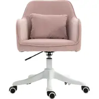 Fortuna Lai massagebureau stoel, bureaustoel, draaistoel met vibratiefunctie, verstelbare armleuningen, afmetingen 55x65x79-89 cm