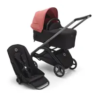 Bugaboo Dragonfly Kinderwagen - Midnight Black Bekleding | midnight black bekleding