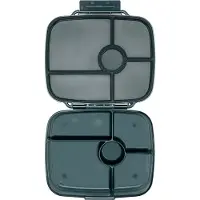 Yumbox Broodtrommel m. 5 vakjes - Bento Go - 1.3 L - Berlin Grij - - OneSize - Broodtrommels