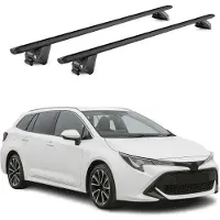 Aurilis Draagrek/bagagerek voor Toyota Corolla SW E210, modeljaren 2019-2025, aluminium, zwart, met 2x ABE-certificaat