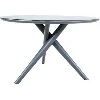 In And OutdoorMatch Tafel - Ø120x74 cm - Rond - Aluminium en keramiek