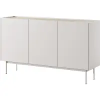 3Xeliving Commode: Korpus en deurtjes: Kasjmierhout, Linea-eikenhout. Afmetingen: 144 x 83 x 37 cm
