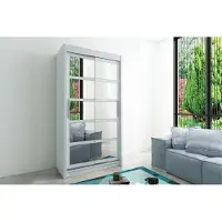 Minio Kledingkast 100 cm, model ROMA 2, kleur wit