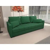 AX Living Slaapbank Modern Dolceo, 226 cm breed, slaapbank, groen, fluweel