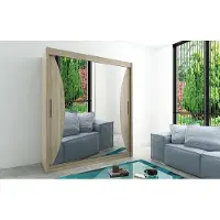 Minio Kledingkast 180 cm, model MONACO, kleur Sonoma eik