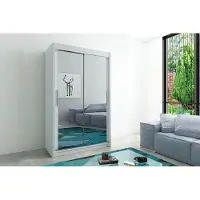 Minio Kledingkasten TOKYO 3, 150 cm, wit