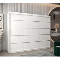 Minio Garderobekast 250 cm VERONA 1, wit