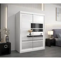 Minio Kledingkast 150 cm, model ROMA 2, kleur wit