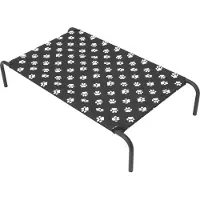 Stanis³aw Jurga Damesbed met metalen frame, Oxford stof, 80x42cm
