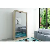 Minio Kledingkasten TOKYO 3, 100 cm, Sonoma-kleur