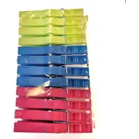 Gadgetpoint - Plastic Knijpers - Wasknijpers - Kunststof Clothes Pins - Wassen - Ophangen - 24 stuks Multicolor