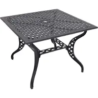 In And OutdoorMatch Vierkante tafel - 100x100 cm - Gietaluminium