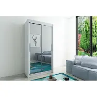Minio Kledingkasten TOKYO 3, 100 cm, wit