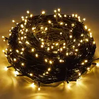 ROSNEK 50 meter LED-lichtketting, 250 LED's, warmwit licht, 8 lichtmodi, geschikt voor feestjes, tuin, binnenhuisdecoratie, kerstverlichting