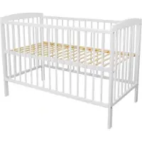 Need Sleep - Babybedje 60x120 cm - Houten Ledikant met Verstelbare Bodem - Wit - Veilig & Duurzaam