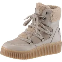 Marc O'Polo Snowboots 'Bianca' camel / donkerbeige
