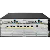 HP E N FlexNetwork MSR4000 Chassis 2 MPU, 1 SPU, 6 HMIM, 4 PSU Slots, Router, Zwart, Zilver