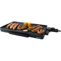 Steba VG 30 Slim: Compacte barbecue tafelgrill, 2000W, extra groot grilloppervlak (48,5 x 26 cm), slechts 6 cm hoog