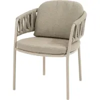4SO Calma dining tuinstoel latte