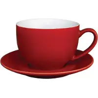 Olympia cappuccino kop rood 34cl (Box 12)