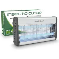 Insect-O-Cutor Gen 3 PlusZap 30W, elektrische vliegenlamp uv, uv-vliegenlamp, vliegenvanger, vliegenverdelger voor binnen, 80m², energiezuinig met uitschakelbeveiliging
