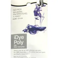 Jacquard textielverf iDye Poly 14 gr lila voor synthetische stoffen.
