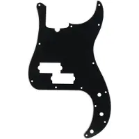 Fender PICKGUARD PRECISION BASS 13-HOLE MOUNT (WITH TRUSS ROD NOTCH) BLACK 3-PLY