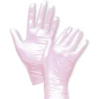 Unigloves Nitrile Handschoenen Poeder Vrij Metallic Fancy Rose 100 stuks Maat M