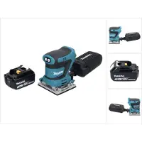 Makita DBO 482 F1 accu-excentrische schuurmachine 18 V 112 x 102 mm + 1x accu 3,0 Ah - zonder oplader