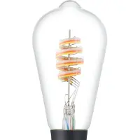 Eglo Smart lamp E27 | Edison ST64 | Helder | RGB + 3000K | Zigbee | 7.5W