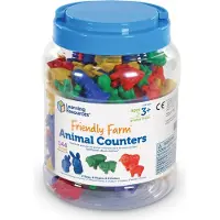 Learning Resources Friendly Farm Animal Counters (Set van 144) - 3+