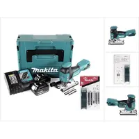 Makita DJV 181 RTJ accu pendelzaag 18V borstelloos + 1x accu 5,0Ah + oplader + 17x zaagblad + Makpac