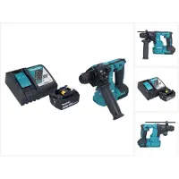 Makita DHR 183 RT1 accu boormachine 18 V 1.7 J SDS plus Brushless + 1x oplaadbare accu 5.0 Ah + lader