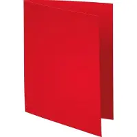 Exacompta 5x FOREVER 220-Pak van 100 dossiermappen 220g/m2 24x32cm voor A4. - Rood - 410012E