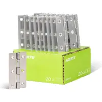 Alberts 851965 scharnier | smal | rvs | 82 x 44 mm | set van 20