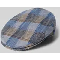 Müller Headwear Flatcap van mix van katoen en linnen