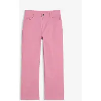 Bonprix Cropped twill broek van een elastische katoenmix 158