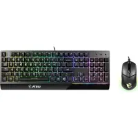 MSI VIGOR GK30, Kabel, USB, Mechanische schakelaar, QWERTY-indeling, RGB LED-verlichting, Zwart