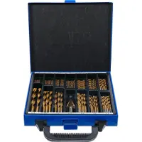 Bgs spiraal- en trapboorset HSS titanium gecoat 1 - 10 mm 119-delig - 2009