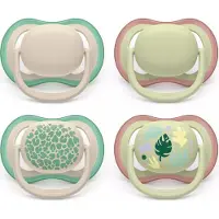 Philips AVENT Ultra Air – Ademend en lichtgewicht fopspeen (6-18 mnd) – 4 stuks - SCF087/26