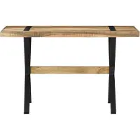 Syfax Eettafel 120x60x76 cm ruw mangohout