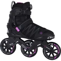 Tempish Wenox Top 100 Dames Skeelers - 4x100mm Wielen - Speed / Fitness Inline Skates - Zwart Roze - Maat 40