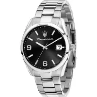 Maserati Attrazione 43 Mm 3h Br Ss Horloge