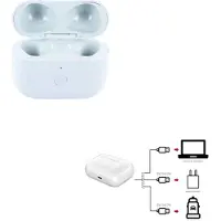 Starfix Draadloos oplaadstation (Airpods 3), Onderdelen voor hoofdtelefoons, Wit