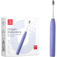 Oclean 6970810552454, voor volwassenen, elektrische tandenborstel, 72.000 bewegingen per minuut, paars, wit, paars, ovaal