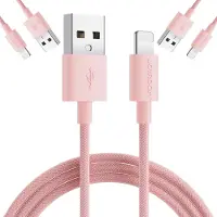 JOYROOM 6941237170415, 2 meter, Lightning, USB-A, Samec, Samec, Roze