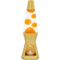 Fisura Waxinelicht Lavalamp - Geel Met Gele Lava van